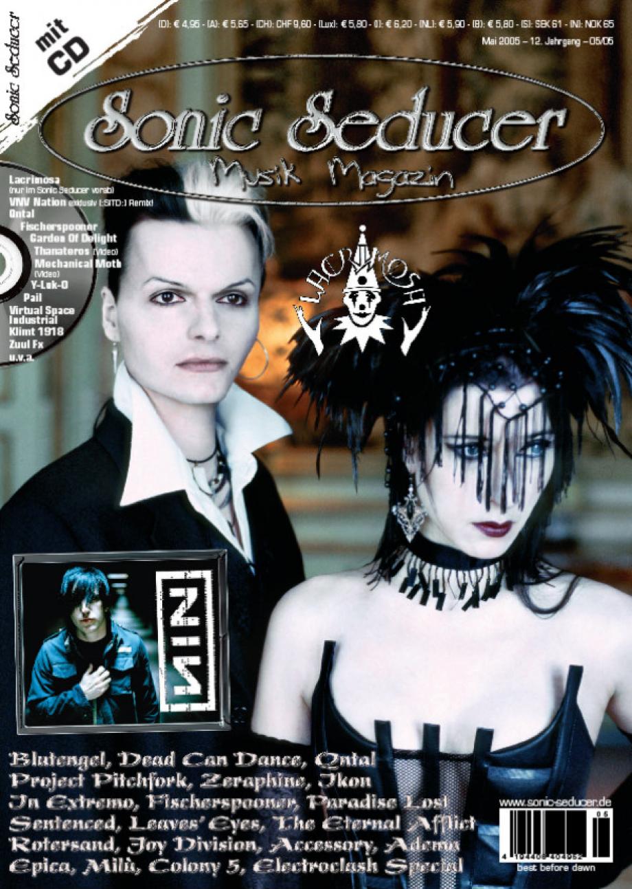 Cover des deutschen Goth-Magazins "Sonic Seducer" mit Lacrimosa drauf