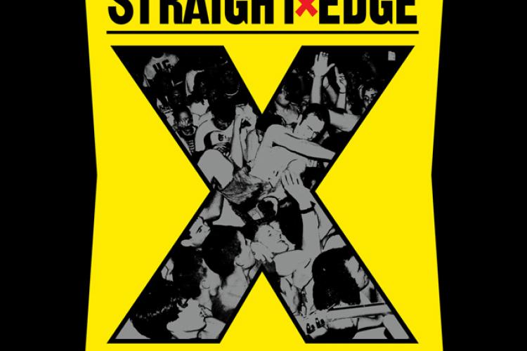 Buchcover mit x-förmigem Bild in welchem sich eine Gruppe Hardcorekids vergnügt.